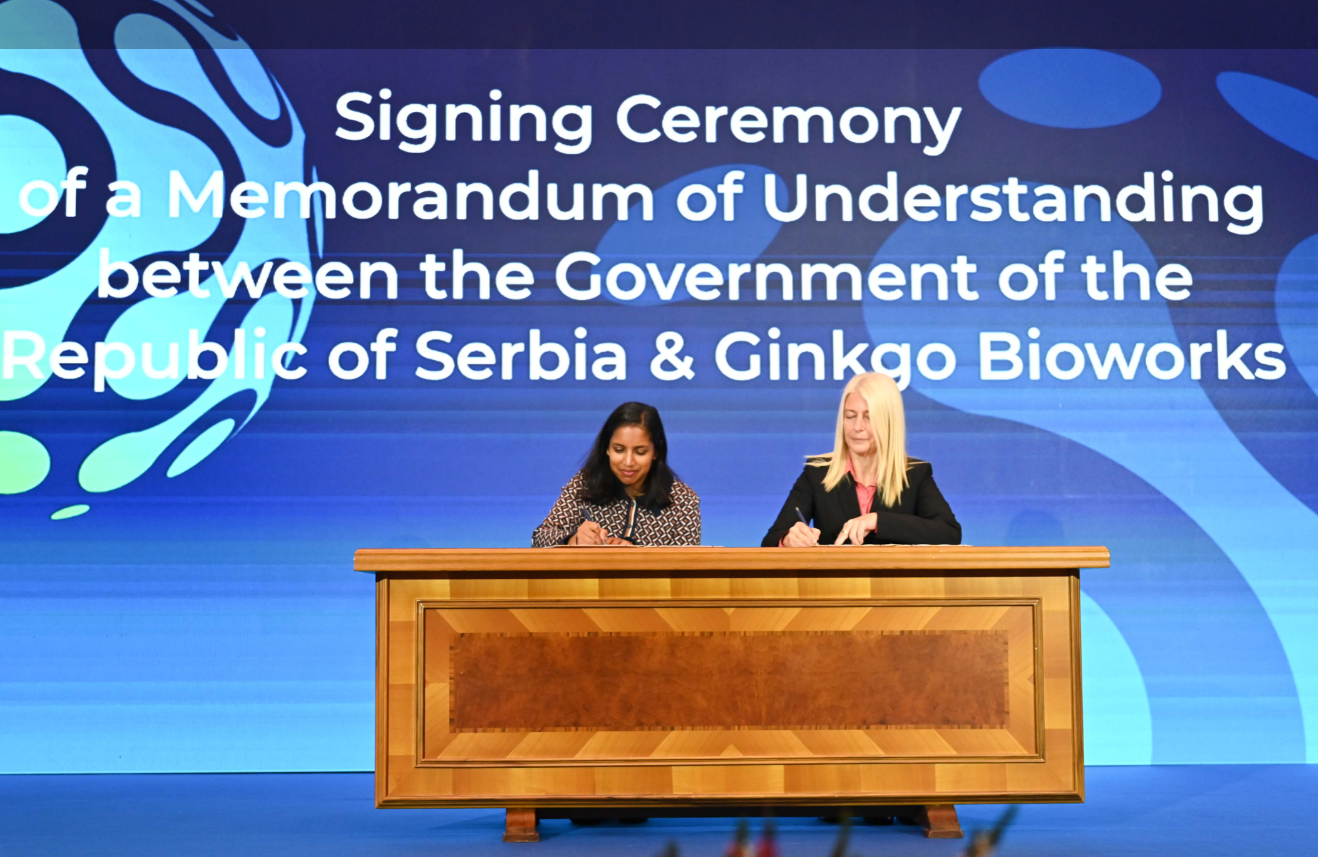 Srbija i “Ginkgo Bioworks”: Udruženim snagama do novog bioekonomskog centra i akceleratora za istraživanje i razvoj