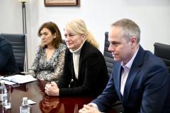 Ministarka dr Jelena Begović sa predstavnicima komapnije ,,MSD” u Beogradu
